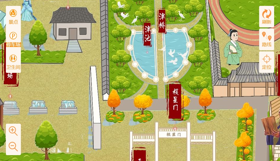 衡水手绘地图景区语音讲解导览系统：智慧景区建设的基石